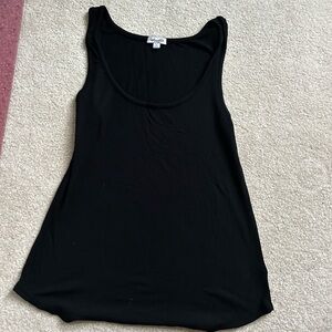 NWT Splendid XS Ribbed Black Tank Top